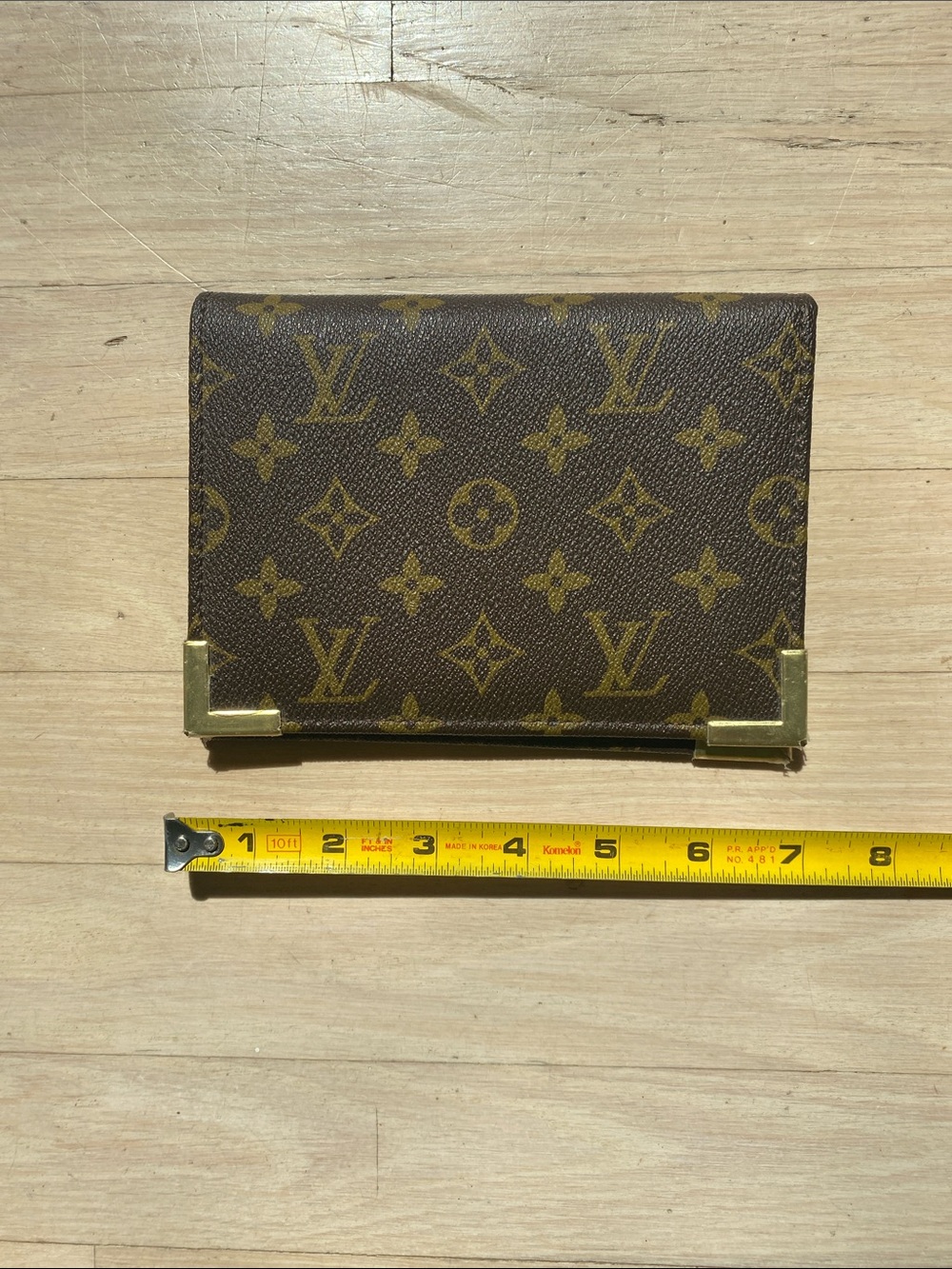 LV Monogram Canvas Brown & Gold Card Holder